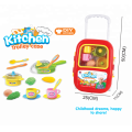 Funny Pretend Play Fruit Cutting Trolley Toys Kitchen Set Toys For Kids